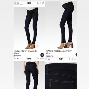 Paige Skyline Mona Maternity Jeans size 27